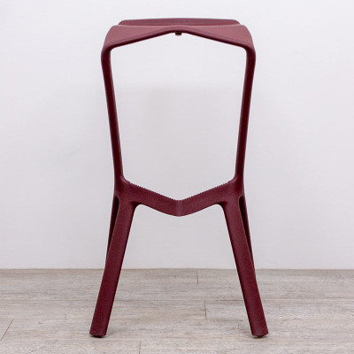 Tabouret Plank Miura Bordeaux