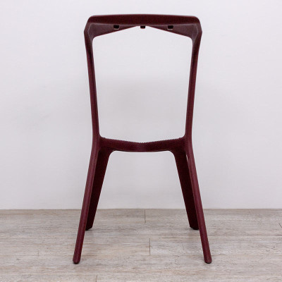 Tabouret Plank Miura Bordeaux