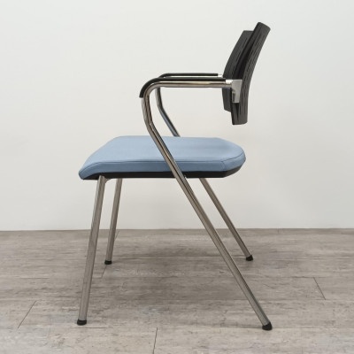 Chaise Bene B_Cause Bleu accoudoirs