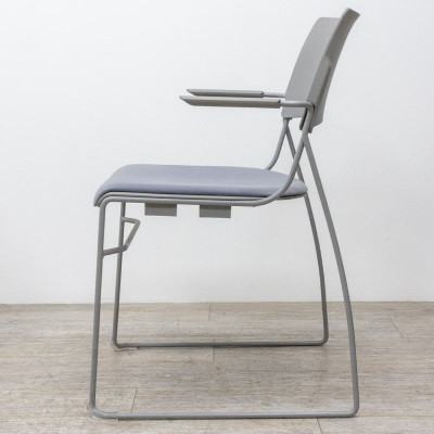 Chaise traineau acc. Gris Clair