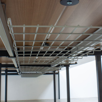 Bench 8 postes L480 MDD Cacao/ Noir