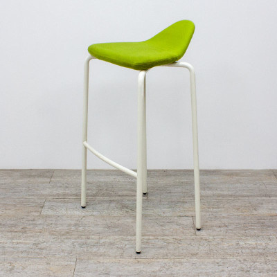 Tabouret Haut Materia Tissu Vert