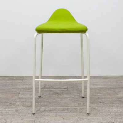 Tabouret Haut Materia Tissu Vert