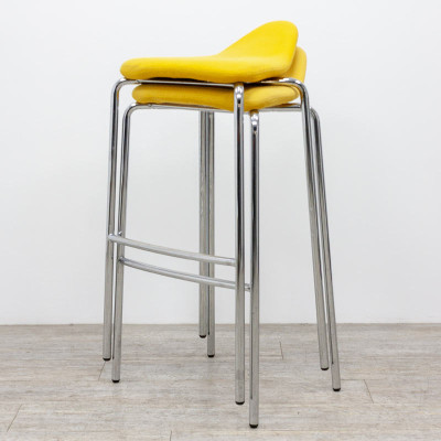 Tabouret Haut Jaune