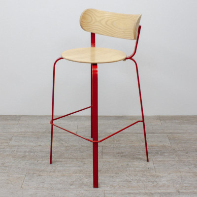 Tabouret Lapalma STIL Rouge / Bois