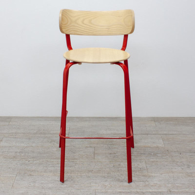 Tabouret Lapalma STIL Rouge / Bois