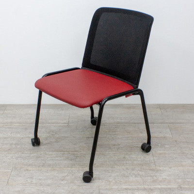 Chaise Haworth Rouge Noir