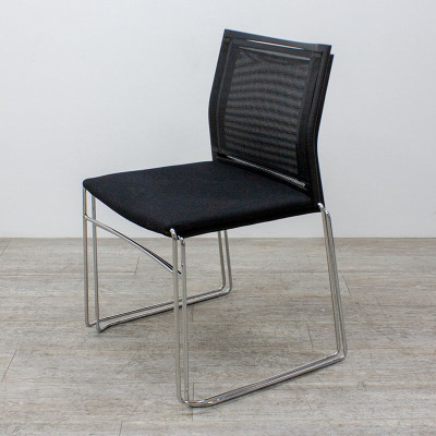 Chaise visiteur Noir