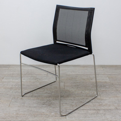 Chaise visiteur Noir