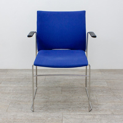 Chaise visiteur Bleu