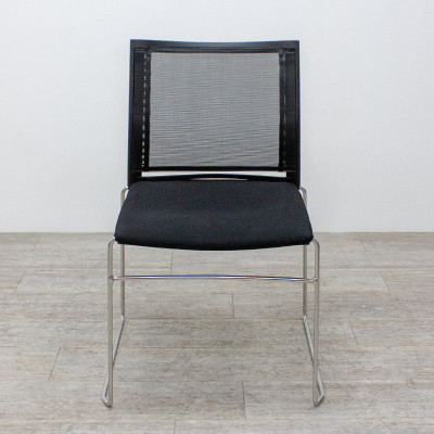 Chaise visiteur Noir