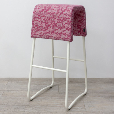 Tabouret Haut Materia Rose Motifs
