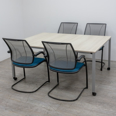 Table à roulettes Sedus Chêne