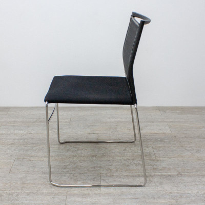 Chaise visiteur Noir