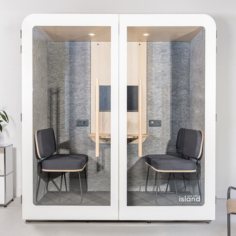 Cabine Work With Island DUO