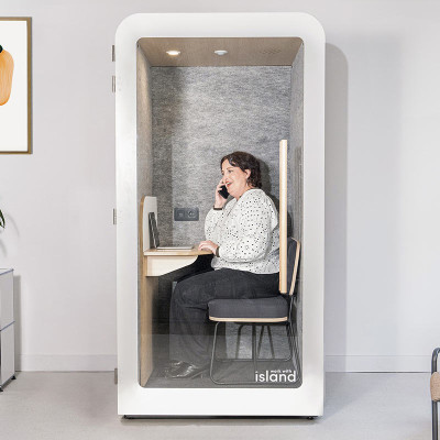 Cabine Work With Island DESK