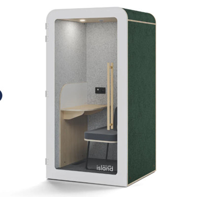 Cabine Work With Island DESK