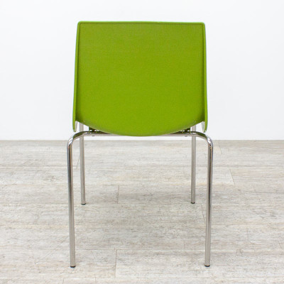 Chaise coque vert
