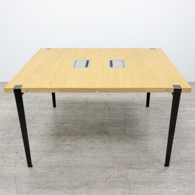 Table Tiptoe L140 Noir/Chêne
