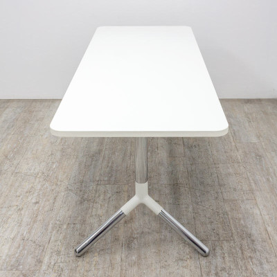 Materia Table L180 Blanc / Chromé