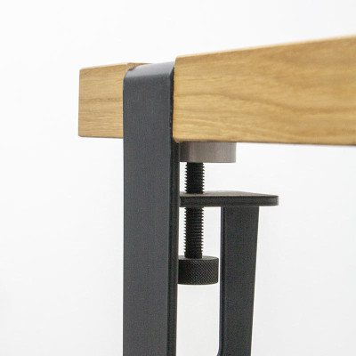 Table Tiptoe L140 Noir/Chêne