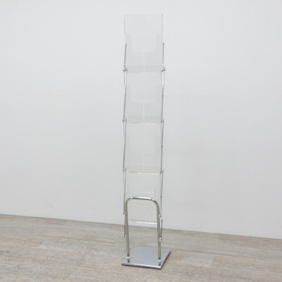 Présentoir pliable transparent