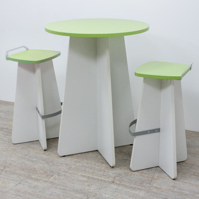 Ensemble Buronomic Vert / Blanc