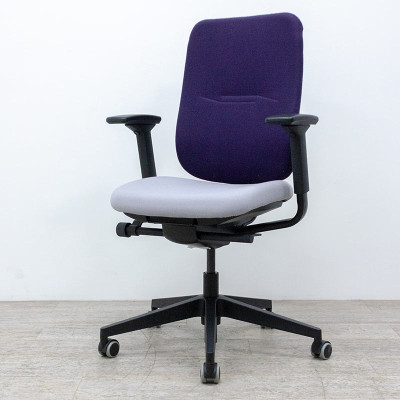 Steelcase Reply Gris / Violet 3D