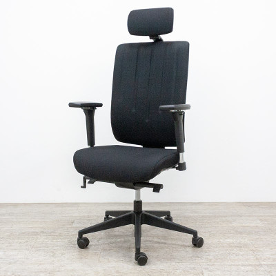 Sitek fauteuil Karl Noir 4D