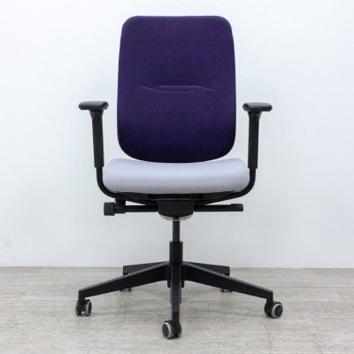 Steelcase Reply Gris / Violet 3D
