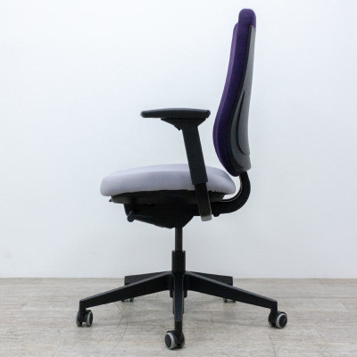 Steelcase Reply Gris / Violet 3D