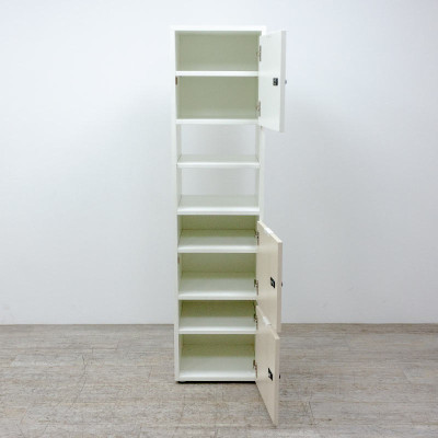 Rangement 4 cases Erable / Blanc