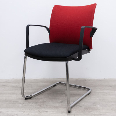 Majencia chaise luge Rouge / Noir