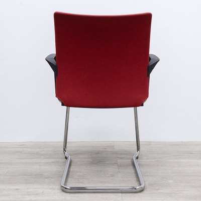 Majencia chaise luge Rouge / Noir