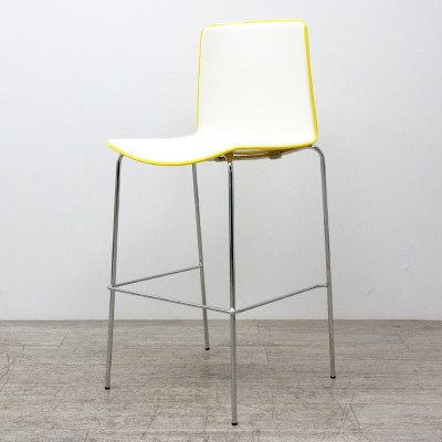 Tabouret Tweet 896 Blanc / Jaune