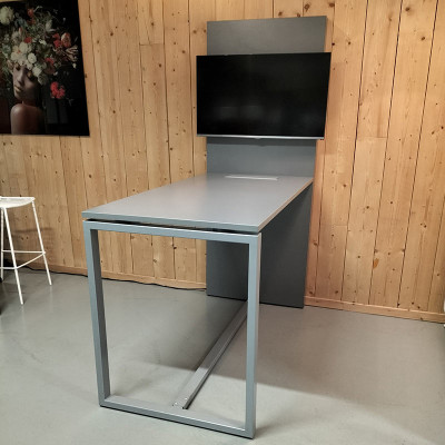 Majencia table media haute Gris