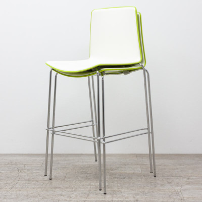 Tabouret Tweet 896 Blanc / Vert