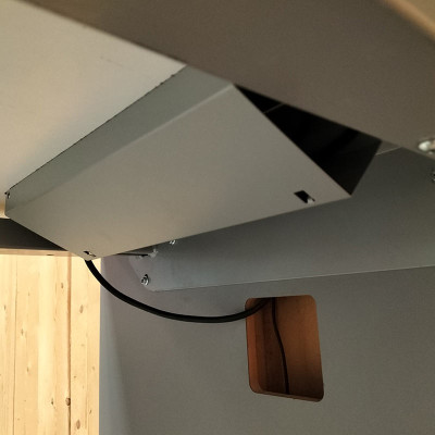 Majencia table media haute Gris