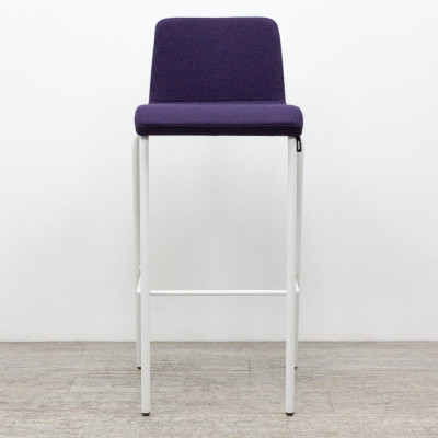 Tabouret B-Free Violet / Blanc