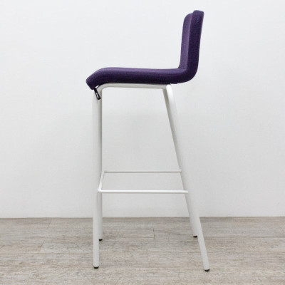 Tabouret B-Free Violet / Blanc