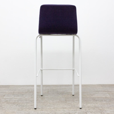 Tabouret B-Free Violet / Blanc