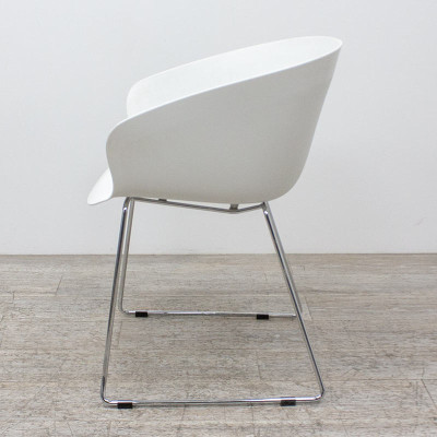 Chaise coque blanc