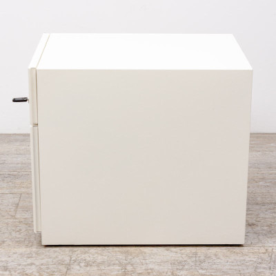 Caisson métallique 2 tiroirs Blanc