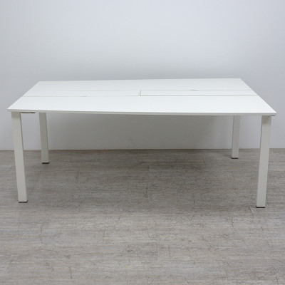 Bene Table de réunion L180 Blanc