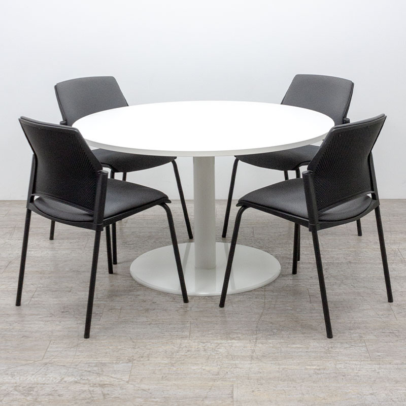 Table ronde Ø120 Blanc