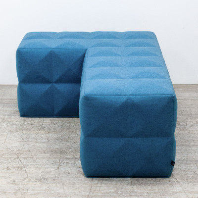 Buzzispace Banc acoustique Bleu C.