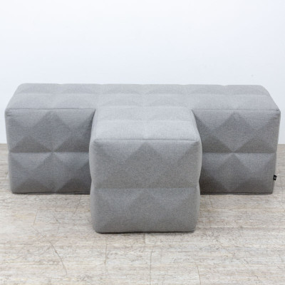 Buzzispace Banc acoustique Gris