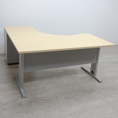 Caisson+Plan compact Droite Hêtre C