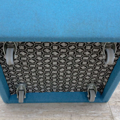 Buzzispace pouf acoustique Bleu C.