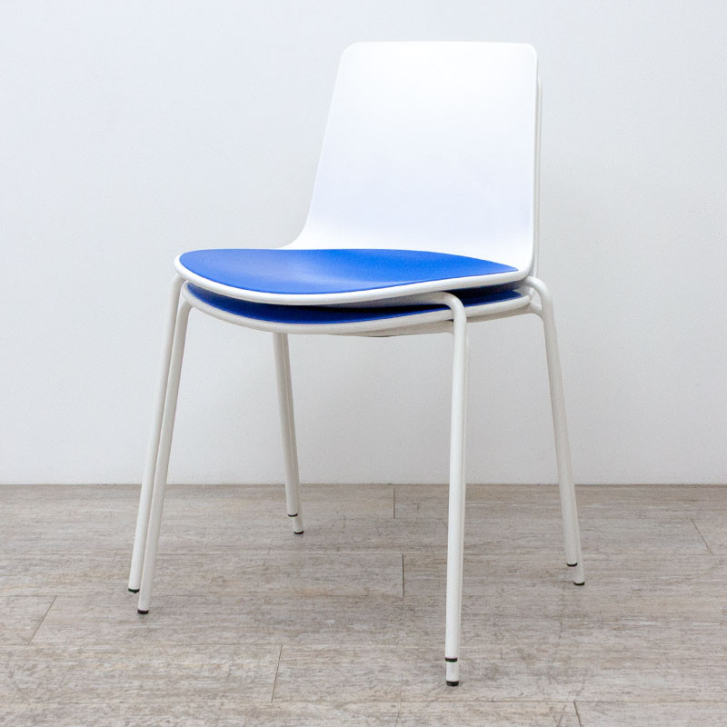 Enea Lottus 4 pieds Blanc / Bleu